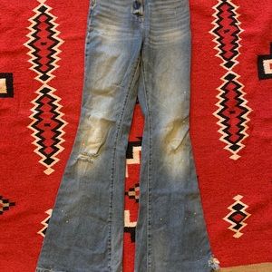 Lee High Rise Flare Free People